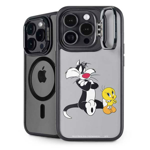 Looney Tunes Sylvester Tweety Bird Crossed Arms iPhone 16 Pro Kickstand Case